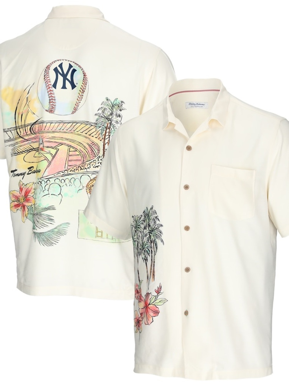 Tommy Bahama New York Yankees Button-Up Shirt